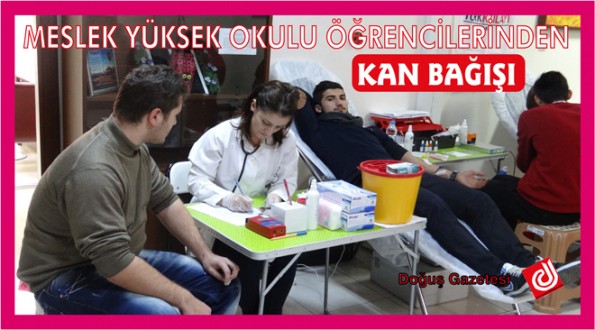 AYANCIK MESLEKYÜKSEKOKULU BU SENE DE KAN BAĞIŞINDA BULUNDU!