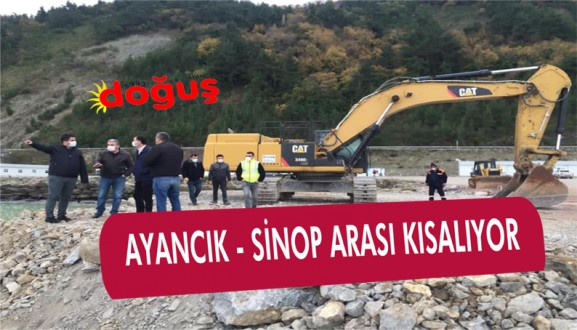 Ayancık – Sinop Yolu Kısalıyor