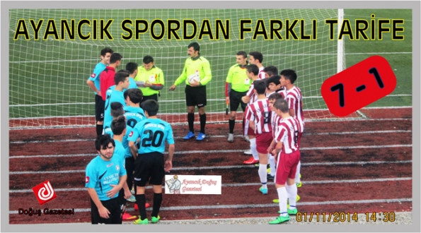 AYANCIK SPOR FARKLI GALİBİYETLE ÜÇ PUANA ULAŞTI
