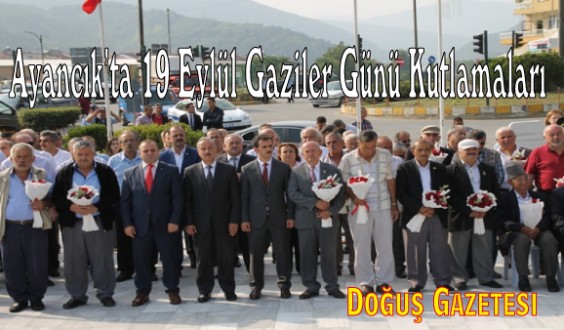Ayancık'ta 19 Eylül Gaziler Günü Kutlamaları