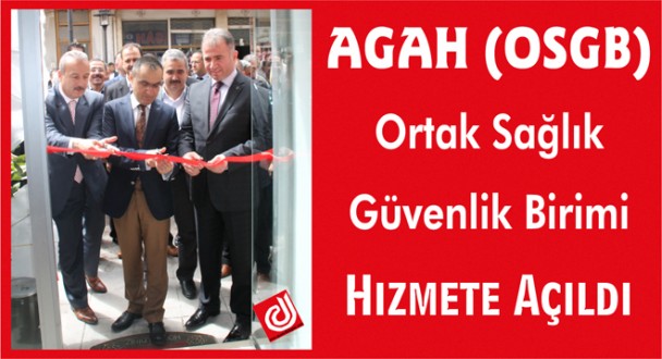 Ayancık'ta Agah Ortak Sağlık Güvenlik Birimi Hizmete Açıldı