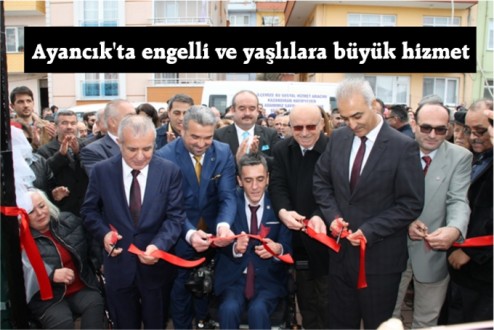 Ayancık'ta engelli ve yaşlılara büyük hizmet 