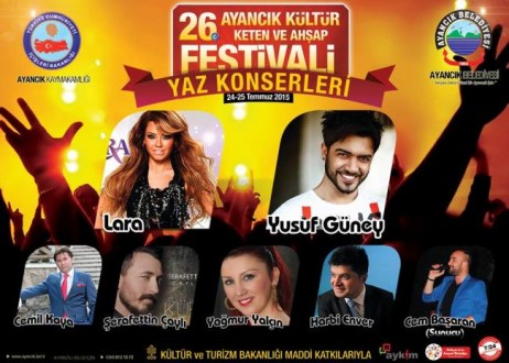 Ayancık'ta festival sanatçıları belli oldu