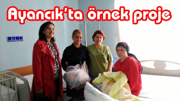 Ayancık'ta "Hoş Geldin Bebek" projesi başlatıldı