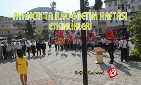 AYANCIK'TA İLKÖĞRETİM HAFTASI ETKİNLİKLERİ