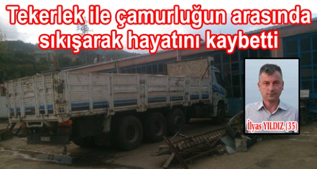 Ayancıkta iş kazası: 1 ölü