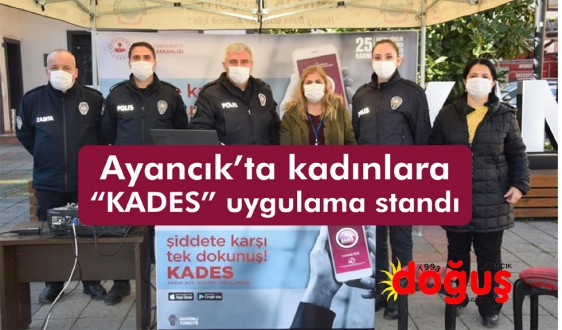 Ayancık'ta kadınlara KADES uygulaması anlatıldı