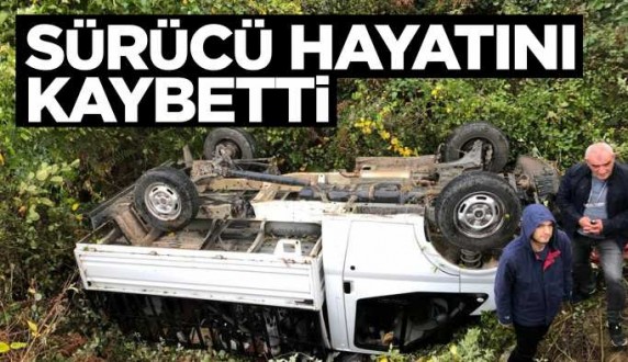 Ayancık'ta kamyonet devrildi: 1 ölü