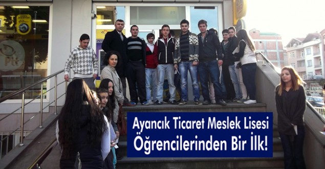Ayancık Ticaret Lisesi Öğrencilerinden Bir İlk
