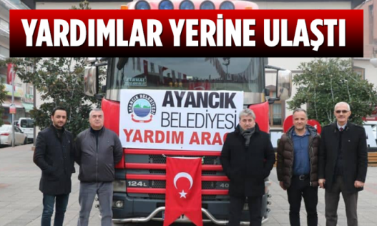 AYANCIK TIRI DEPREMZEDELERE ULAŞTI