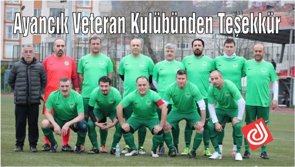 Ayancık Veteran Kulübünden Teşekkür