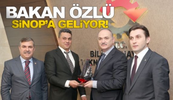 Bakan Faruk Özlü Sinop'a geliyor 