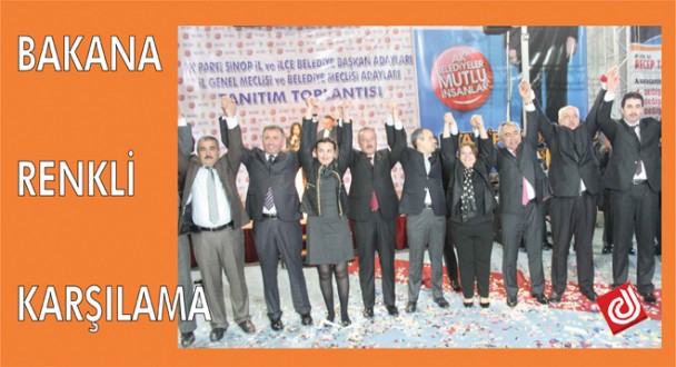 BAKANA RENKLİ KARŞILAMA