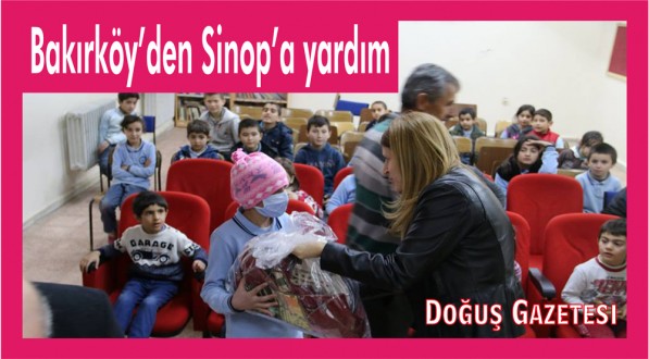 Bakırköy'den Sinop'a yardım