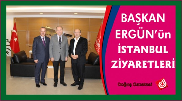 BAŞKAN AYHAN ERGÜN, KADİR TOPBAŞ İLE GÖRÜŞTÜ