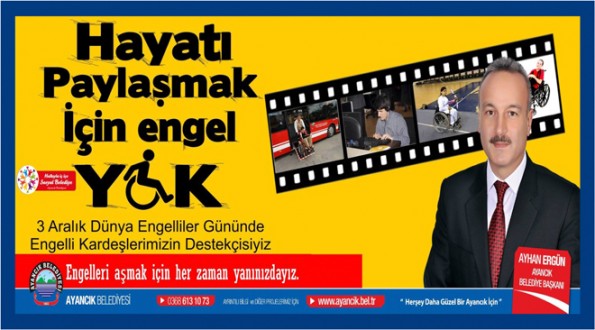 Başkan Ergün'den Engelliler Günü Mesajı
