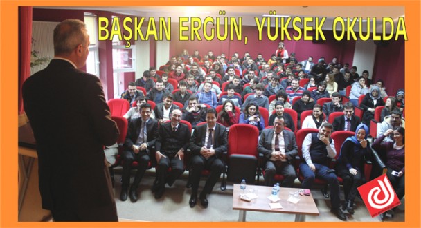 Başkan Ergün Meslek Yüksek Okulunun Kariyer Günleri Programında