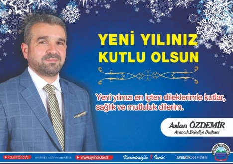 BAŞKAN ÖZDEMİRDEN YENİ YIL MESAJI