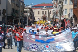 SİNOP TA 1 MAYIS İŞÇİ BAYRAMI 