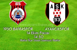 Ayancık Sporun Rakibi Bafraspor