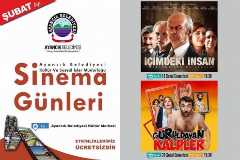 BELEDİYEDEN ÜCRETSİZ SİNEMA GÜNLERİ DEVAM EDİYOR