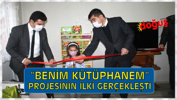  "BENİM KÜTÜPHANEM" PROJESİ KAPSAMINDA İLK KİTAPLIK KURULDU