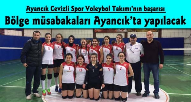 Bölge grup müsabakaları Ayancık'ta yapılacak