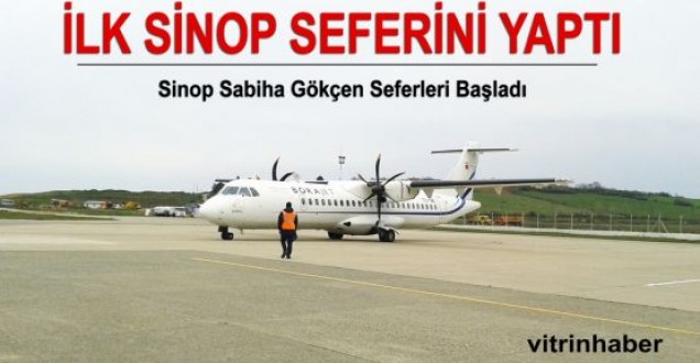 Borajet Sinop uçuşlarına başladı