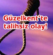 Güzelkent’te bir kişi kendini astı