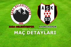 Zara Belediyespor 2-1 Ayancıkspor