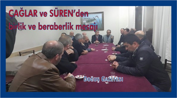 ÇAĞLAR ve SÜREN'den birlik ve beraberlik mesajı