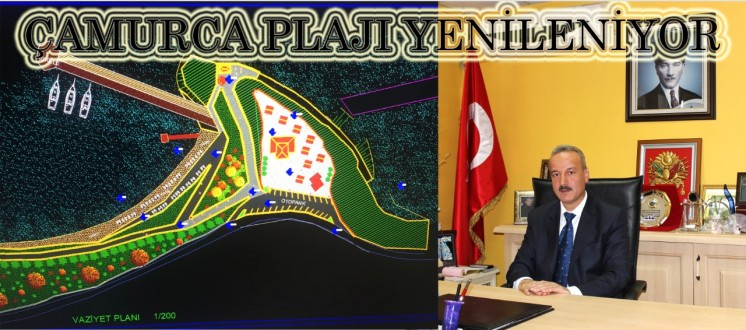ÇAMURCA PLAJI YENİLENİYOR