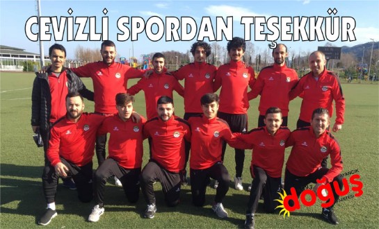 Cevizlispor Kulübünden Teşekkür