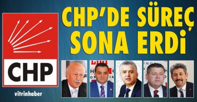 CHP'de süreç sona erdi