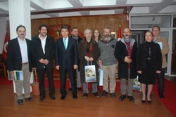 GEZİCİ FESTİVAL EKİBİNDEN PROTOKOL ZİYARETİ