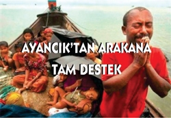 Ayancık’tan Arakan’a tam destek