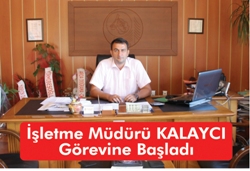 H. Onur Kalaycı Görevine Başladı