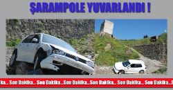 Otomobil Şarampole Yuvarlandı