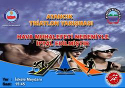 Triatlon Müsabakaları İptal