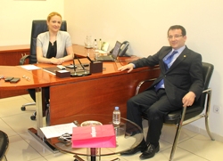 Ayancık İş Bankası Şubesinde Nöbet Değişimi