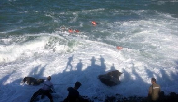 Denize düşen kadın boğuldu