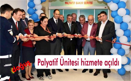 Devlet Hastanesinde Palyatif Ünitesi hizmete açıldı
