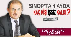 Sinop\ ta Teşvik Yasası Ardından Kaç Kişi İşsiz Kaldı?