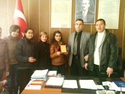 Sinop Gençlik Spor Kulübünden Çelik’e Ziyaret