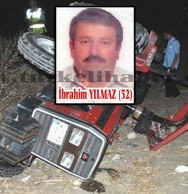 Traktör devrildi: 1 ölü
