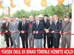Ayancık Yüksek Okul Ek Binası Törenle Hizmete Açıldı
