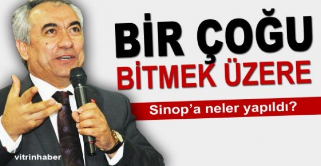 Ersoy Sinop'ta ki yatırımları değerlendirdi