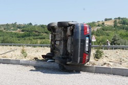 ARACINI MUCURA KAPTIRAN SÜRÜCÜ, TAKLA ATTI
