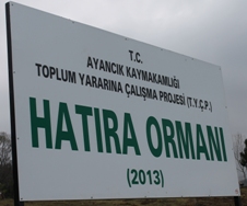 İlçemizde Hatıra Ormanı Açılışı