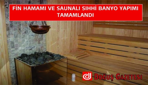 FİN HAMAMI VE SAUNALI SIHHİ BANYO YAPIMI TAMAMLANDI 